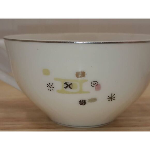 Two vintage MCM Laurel China tea cups " Frolic" - Picture 2 of 7